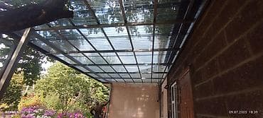 бутка термо: Навес из поликарбоната с металлическим каркасом - — 9