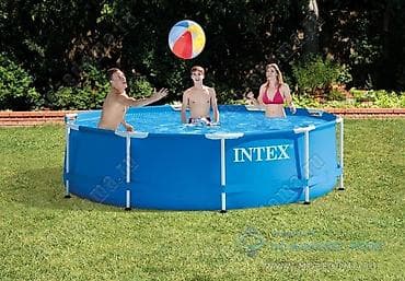 бассеин: Каркасный бассейн INTEX для дачи/сада - Тип: наземный каркасный — 1
