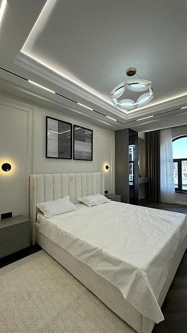 discovery studio: 3 комнаты, 109 м², Асанбай мкр Элитка, 12 этаж, Дизайнерский ремонт — 9