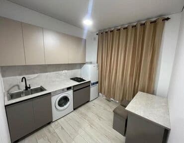 бишкек аренда квартира долгасрочный: 1 комната, Агентство недвижимости, Без подселения, С мебелью частично — 1