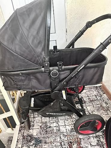 Другие товары для детей: Коляска, Belecoo, цвет - Черный, Б/у, Самовывоз — 4