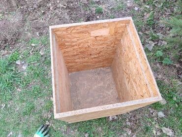 домик для птиц: Новые ящики для пчел двухъярусные, без крышки Высота 35см.1яшика — 5