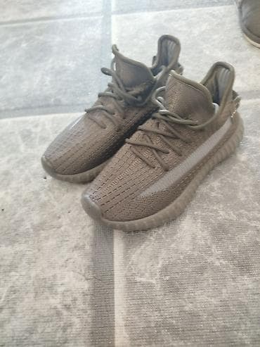 кросовки ребок: Кроссовки в стиле Yeezy, цвет хаки/оливковый. - Верх: дышащий — 1