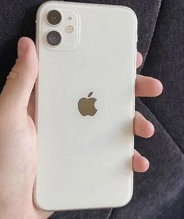 IPhone 11, Б/у, 128 ГБ, Белый, 85 %