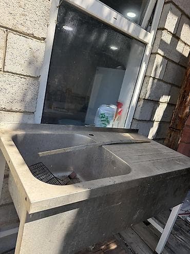 строителный компания: Продается профессиональная мойка из нержавеющей стали для кафе — 1