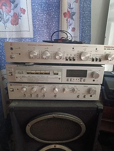 колонка с микрофоном для пения: Б/у, Домашний, 40 Вт, Класс: AB, Каналов: 2 — 7