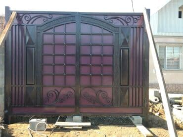 ремонт откатных ворот: Сварка варота — 10