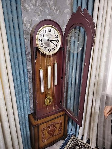 музыка ветра: Напольные часы Rolens с маятником и гирями - Классический корпус с — 4