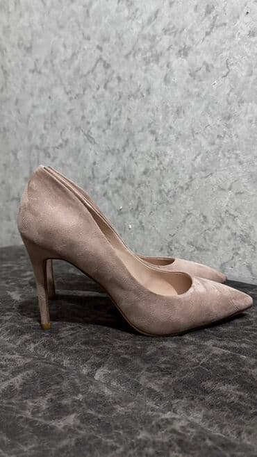 туфли беж цвет: Лодочки женские на шпильке - Цвет: пудрово-розовый/тауп (матовый — 5