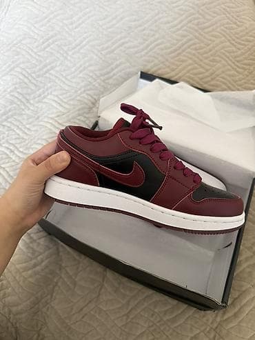Жеке буюмдар: Продам Air Jordan 1 Low (бордовые с черным), 37 размер Абсолютно новые — 4