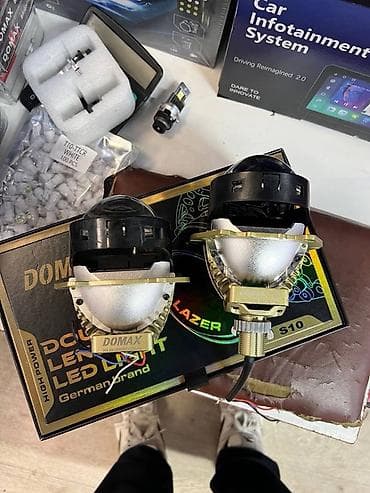 лэд линзы: Комплект передних фар Новый — 4