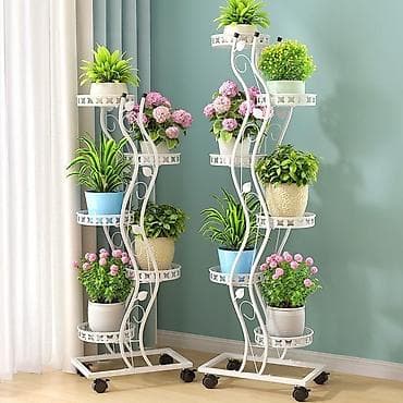 бүт койгуч: Гүлдөр үчүн текче, этажерка, Жаңы, Темир, Акылуу жеткирүү — 8