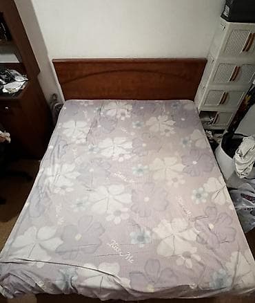 sofa bed: ПРОДАЕТСЯ! БОЛЬШАЯ КРОВАТЬ Б/У в очень хорошем хорошем состоянии — 1