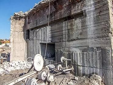 метал: Услуги по канатной резке бетона и железобетона. Данный метод позволяет — 1