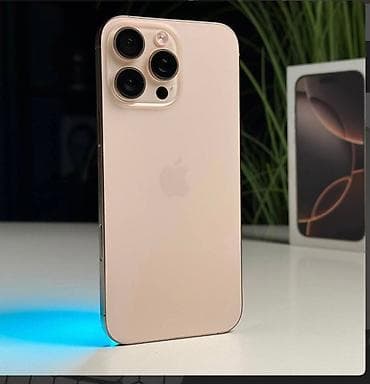 IPhone 16 Pro Max, Б/у, 1 ТБ, Natural Titanium, Чехол, 90 %