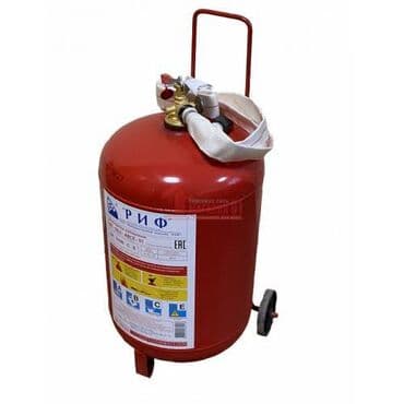 пожарные щиты: Огнетушитель порошковый заказной ОП-25(з) ABCE - передвижной — 1