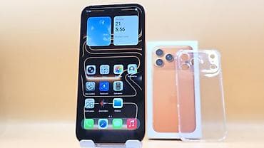 iphone osh: IPhone 17 Pro Max, Б/у, 1 ТБ, Золотой, Зарядное устройство, Защитное стекло, Чехол, 100 % — 4