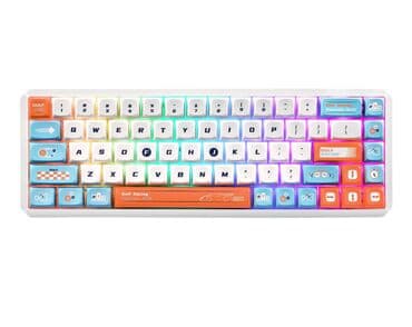 red square keyrox: Клавиатура, Darmoshark, Механикалык, Зымдуу, Bluetooth туташтыруу, Өлчөмү: 65% — 5