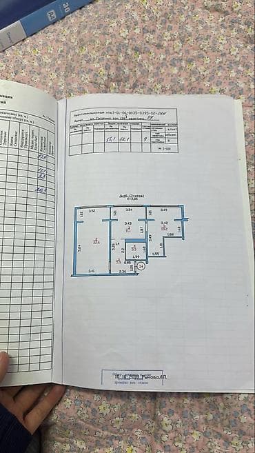 56: 2 комнаты, 56 м², 106 серия улучшенная, 7 этаж, Евроремонт — 6