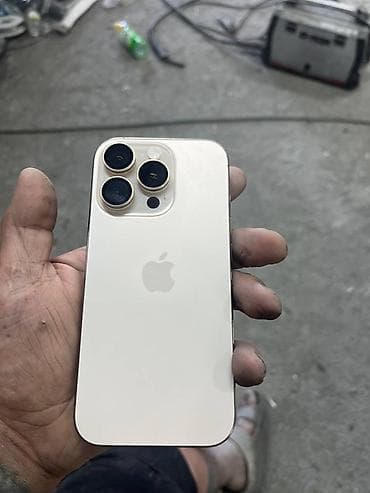 apple 11 pro max: IPhone 16 Pro, Б/у, 128 ГБ, Desert Titanium, Защитное стекло, Чехол, 95 % — 3