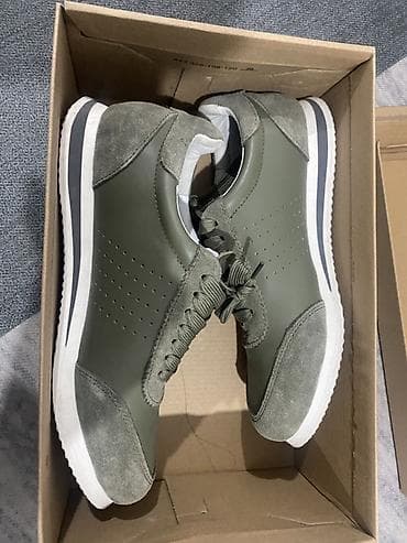 спортивный красовки: Кроссовки мужские, оливкового цвета "НОВЫЕ" - Дизайн: классические — 3