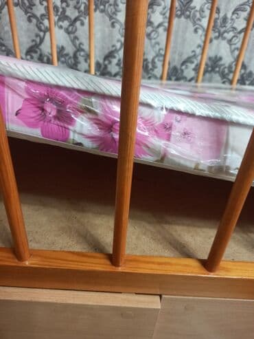 детская кровать икеа с матрасом: Детская кроватка из массива дерева в идеальном состоянии, матрас Lina — 6