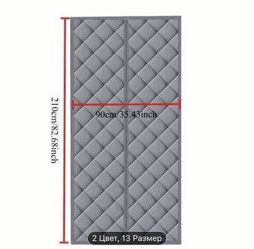 жалюзийные двери: Тепло- и шумоизоляционная накладка на дверь с ромбовидной стёжкой - — 4