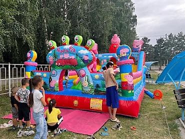 батуты для взрослых: Батут Надувной, Б/у — 1