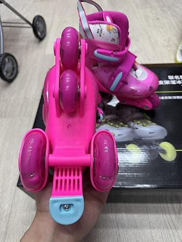 forward apache: Детские раздвижные роликовые коньки-трансформеры (розовые) - — 4