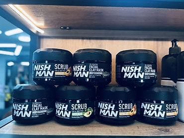 скраб для тела: Мужская линейка ухода за кожей лица NISHMAN В ассортименте: - Скраб — 2