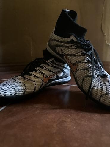 спорттук мат: Футбольные сороконожки Nike Air Zoom (модель с носком-манжетой) - — 3