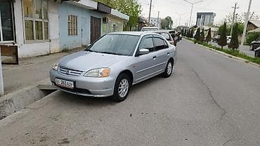 Honda Civic: 2002 г., 1.7 л, Вариатор, Бензин, Седан