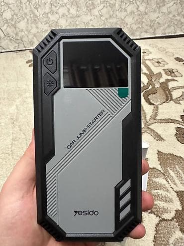 чехии: Пусковое устройство (джамп-стартер) Yesido VC11 800A, 6000mAh + фонарь — 4