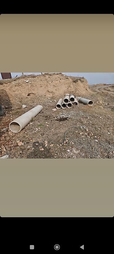 Железобетонные трубы для дренажа и ливневой канализации. - Диаметр 