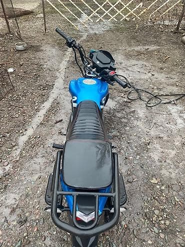 мото кийим: Мотоцикл дорожный/эндуро-кроссового стиля, синий цвет. Основные — 3