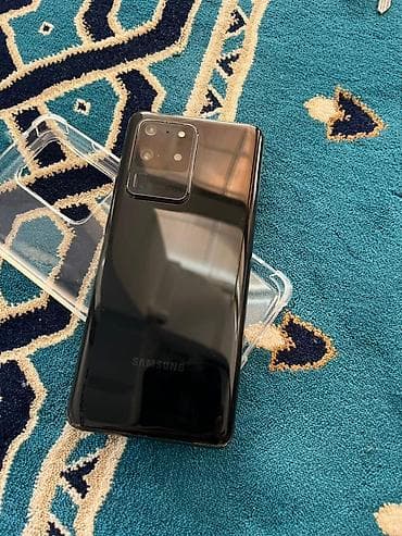 google p: Samsung Galaxy S20 Ultra, Б/у, 256 ГБ, цвет - Черный, 2 SIM — 1