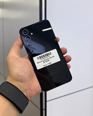 Samsung Galaxy A54 5G, Б/у, 128 ГБ, цвет - Черный, В рассрочку, 2 SIM