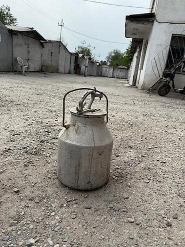молоко воз: Алюминиевая молочная фляга + сифон для газированной воды (набор из — 1