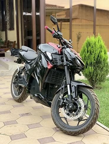 мото зит: Kawasaki z1000 Электромотоцикл стрит/нейкед класса. 3000 кВт 72V/60Ah — 2