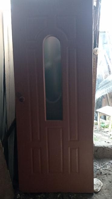 Балконная дверь, Б/у, Со стеклом