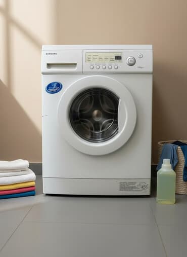 саф бувер: Кир жуучу машина Samsung, Колдонулган, Автомат, 5 кг чейин, Компакттуу — 1