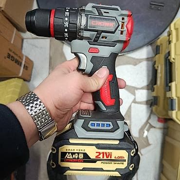 шуруповерт титан: Аккумуляторная дрель‑шуруповерт CROWN - Питание: литий‑ионный — 1