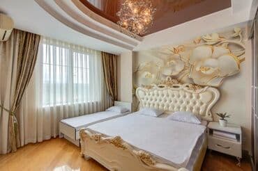 вечерний бишкек объявления сдам квартиру: 4 комнаты, Душевая кабина, Постельное белье, Кондиционер — 4