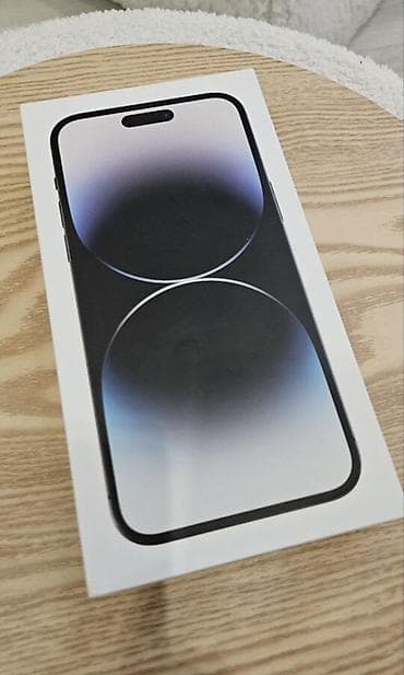 наушник микро: IPhone 14 Pro Max, Б/у, 256 ГБ, Black Titanium, Кабель, Коробка, 87 % — 5