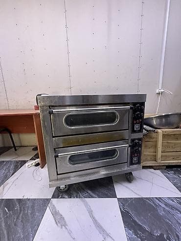 Для кафе, ресторанов: Двухкамерная профессиональная электрическая печь для пиццы/выпечки - — 2