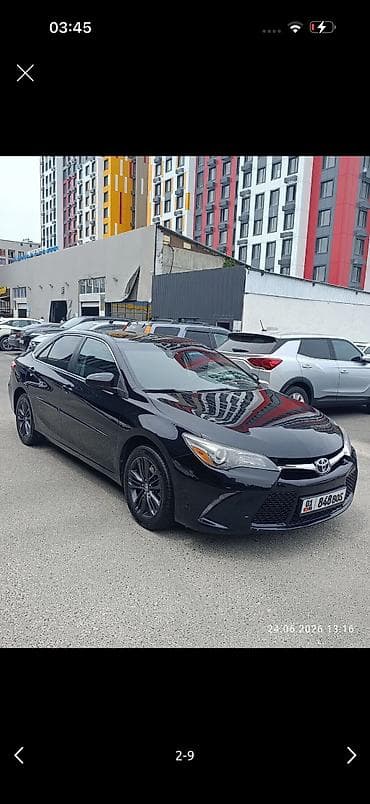 Унаа сатуу: Toyota Camry: 2017 г., 2.5 л, Автомат, Бензин, Седан — 1