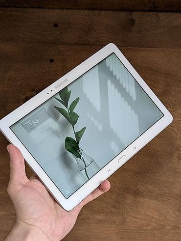 Планшеты: Планшет, Samsung, память 32 ГБ, 10" - 11", 3G, Б/у, Детский цвет - Белый — 1