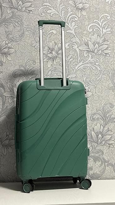 сколько стоит большой чемодан: Чемодан на колесах, зеленый - Жесткий корпус с рельефными линиями — 6