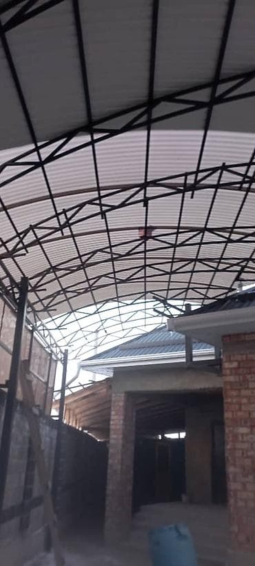 ящик фанера: Навес, Другая форма, Металл, Другой материал, Установка — 8