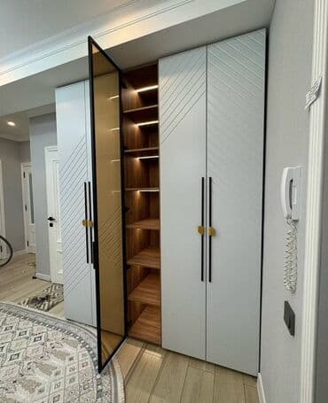 железные шкафы для офиса: Мебель на заказ, Элегантный гардероб в современном стиле, выполненный — 40